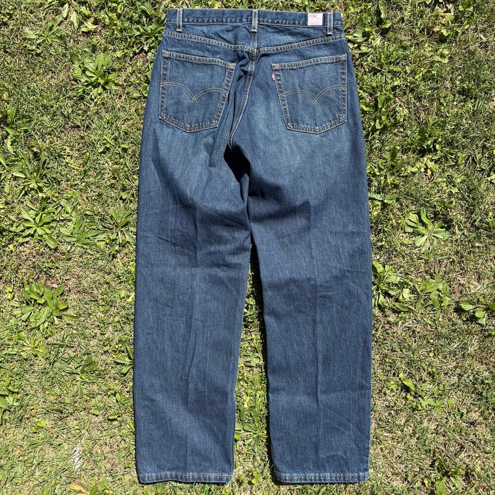 Vintage 1990s Levi's 569 Dark Wash White Tag Denim Jeans